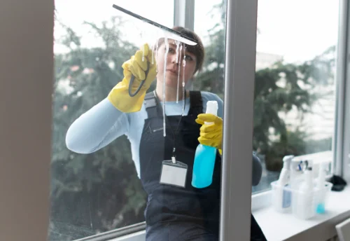 Nettoyage de vitres intérieures et extérieures à Lonlay-l'Abbaye